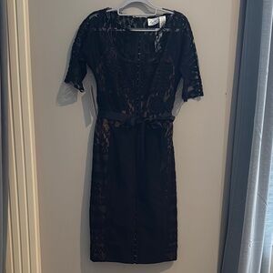 Elegant Black Lace Dress